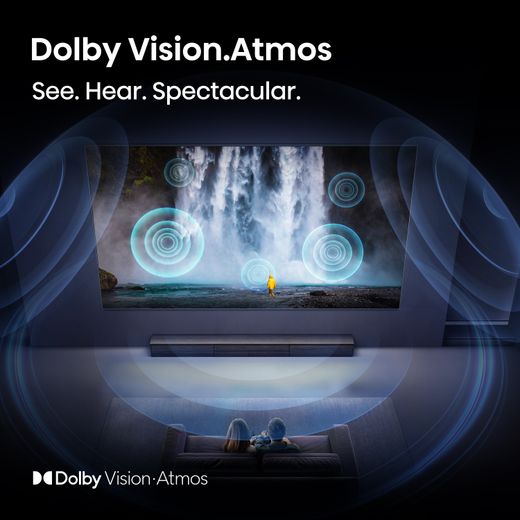 Hisense 75" 4K Ultra HD DLED Smart Freely TV [2026] - Annotation - Dolby Vison Atmos